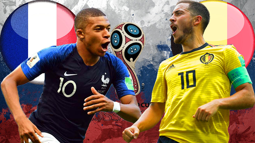 Demie finale France Belgique