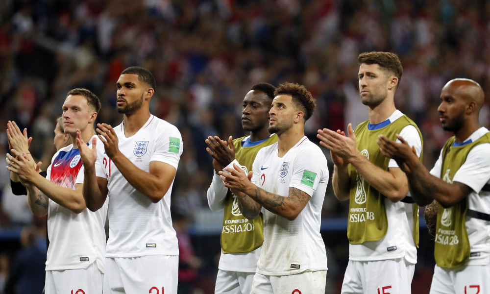 Réaction de l’équipe anglaise après la défaite