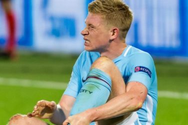 blessure pour De Bruyne
